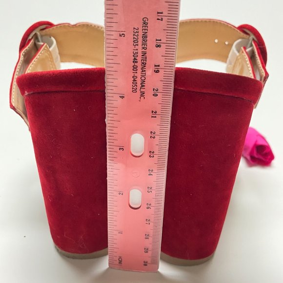 YDN Open Toe High Chunky Heel Slide Strappy Sandal - Picture 4 of 5